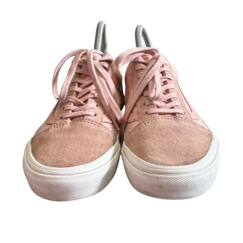 Vans Old Skool Pink Suede Canvas Sneakers Women's Size 6.5 Casual Shoes